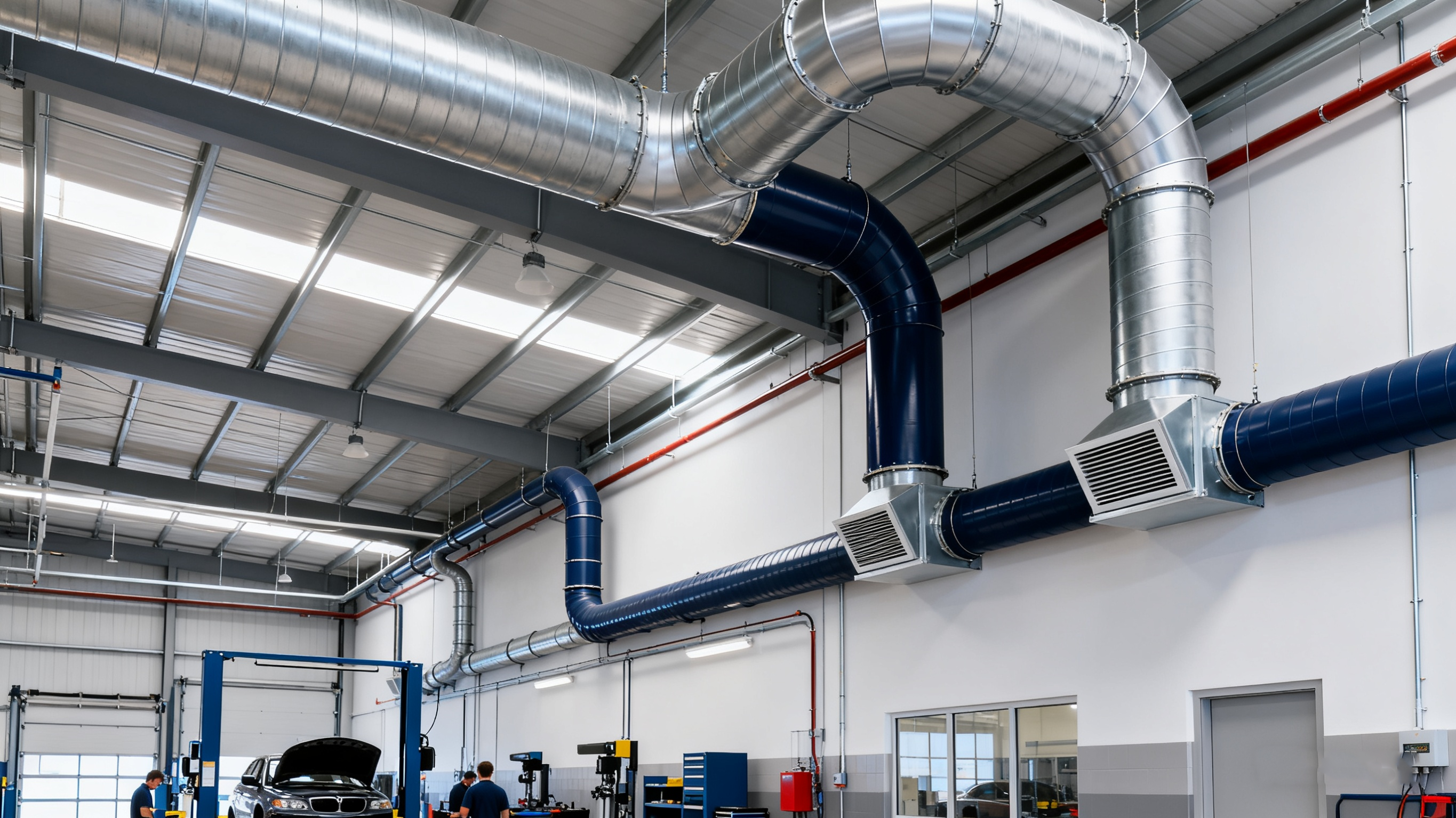 匠心打造高效排风系统:全管通助制造企业实现安全与效能双升级 全管通通风风管在净化空调系统的应用